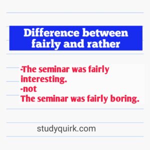 examples of fairly and rather